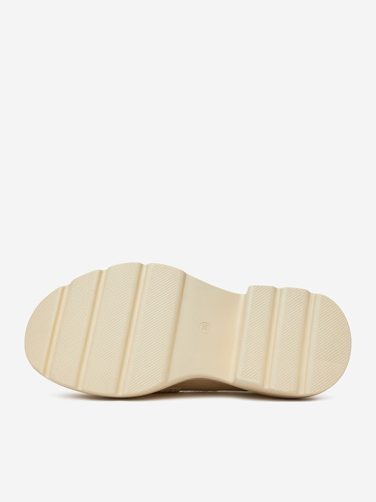 Damen Loafers in Beige Farbe