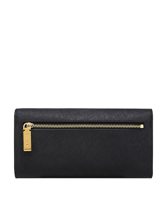 Avril Large Leather Women's Wallet Classic Black