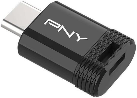 PNY 64GB USB 2.0 Stick with connection USB-C Black