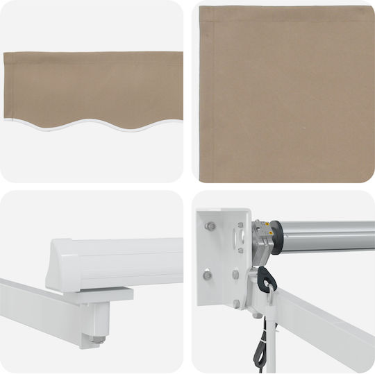 vidaXL Awning fabric Beige