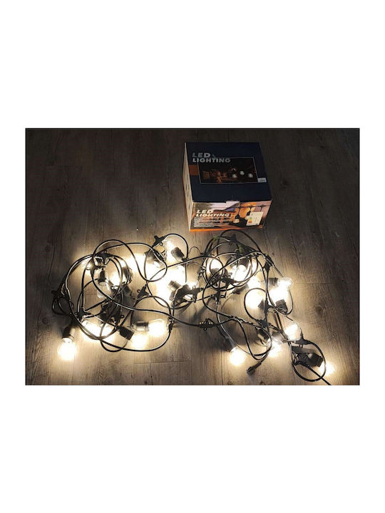 20 Lights LED 20m. Warm White type Rain 1pcs