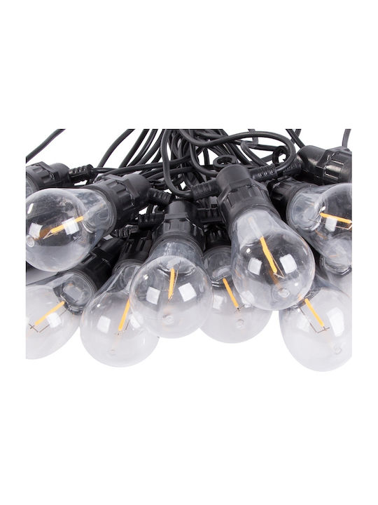 20 Lights LED 20m. Warm White type Rain 1pcs