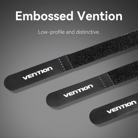 Vention Cable Organiser Hook Loop Cable Tie 120mm 10 Pcs Kanb0-10