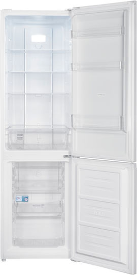 Crown Ψυγειοκαταψύκτης 253lt NoFrost Υ180xΠ55xΒ60εκ. Λευκός CBN265EW