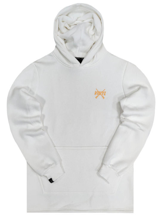 The Only Way Is Up Sweatshirt with Hood White