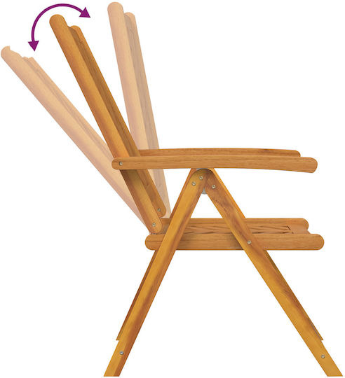 Garten- und Outdoor-Möbelsets Typsatz Speisesaal 7 Stück Braun