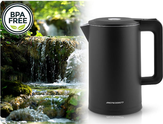 Berdsen BD-710 Електрическа Кана 1.7л 2200W Черна
