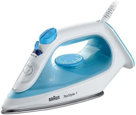 Braun SI 1050BL Dampfbügeleisen 2000W mit Keramik Platte und kontinuierlicher Dampfzufuhr von 25g/min