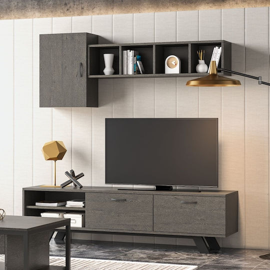 Wohnzimmer TV-Einheit No44 Ink L180xB44.5xH33cm