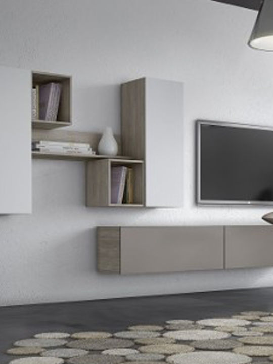 Wohnzimmer TV-Einheit Smart No 5C Weiß L292xB45xH180cm