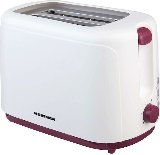 Heinner Тостер Двуместна 750W Бяла