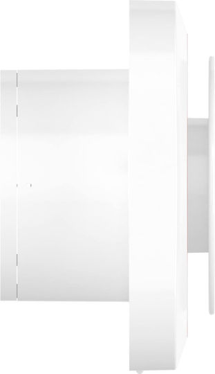 De perete Ventilator de Baie 125mm Alb