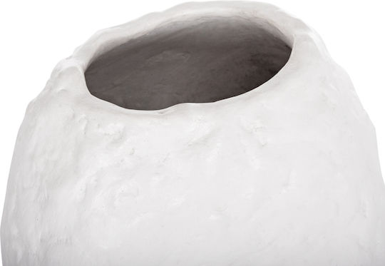 HomeMarkt Vază Decorativă Din ceramică Namentis Alb 16x5x36cm 1buc