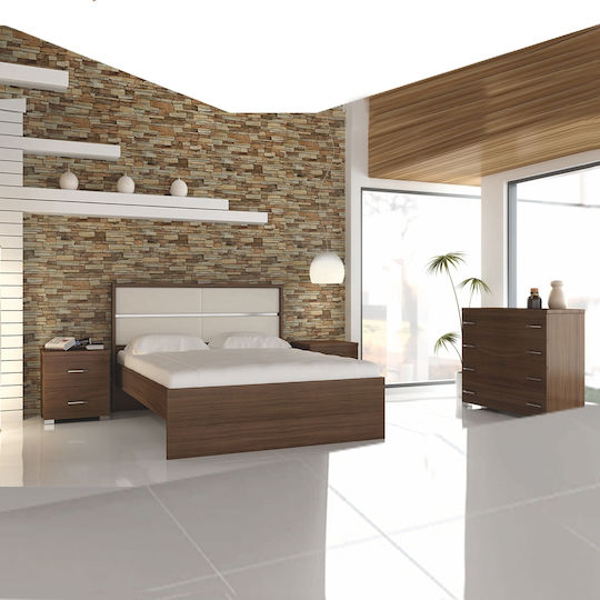 Schlafzimmer Set Dream Wenge mit Lattenrost 150x200cm 5Stück