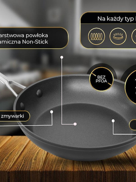 Shiori Tigaie Aluguss Pro Din Aluminiu Cu Acoperire Ceramică 20cm