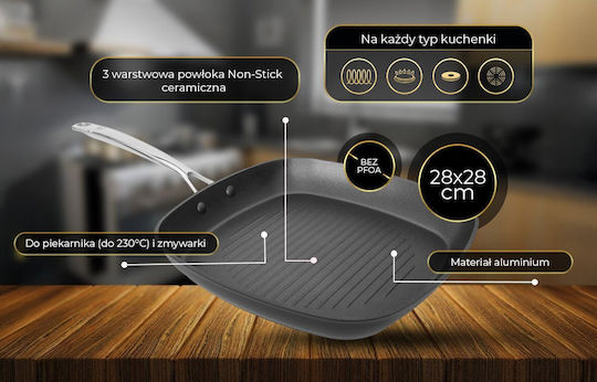 Shiori Aluguss Pro Grill aus Aluminium mit Keramik Innenbeschichtung