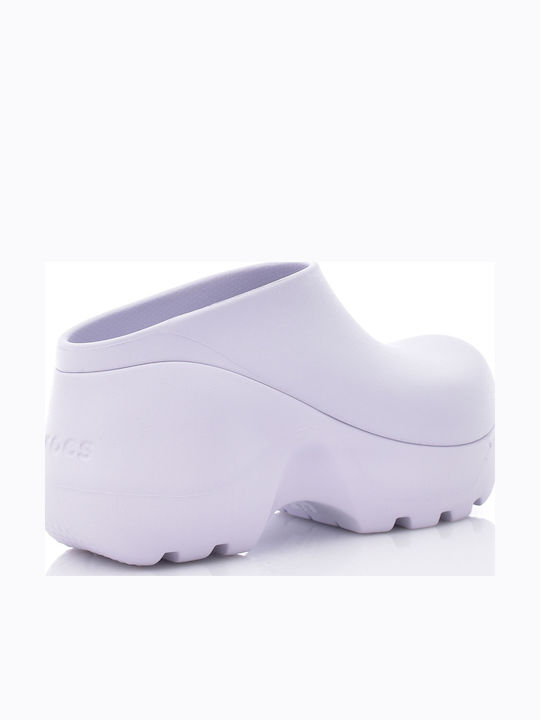 Crocs Hydra Femei Sabot Albe