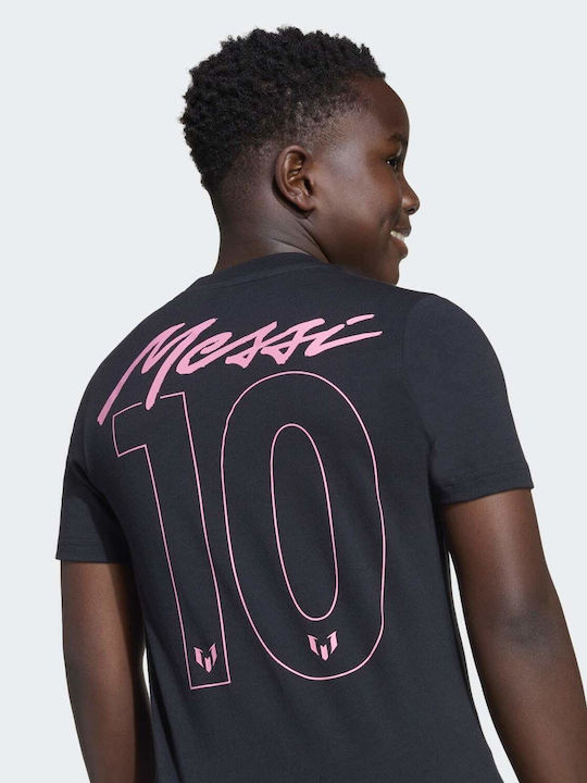 Kids' T-shirt Black Messi