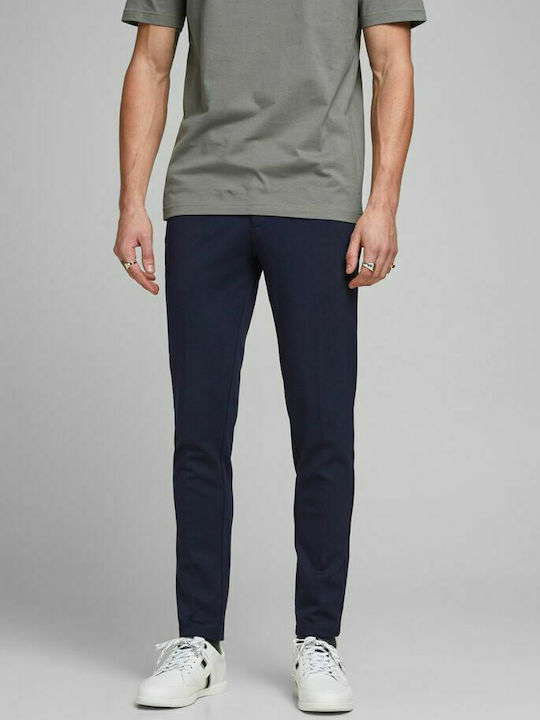 MARCO Trousers Chino Elastic in Slim Fit Navy Blazer