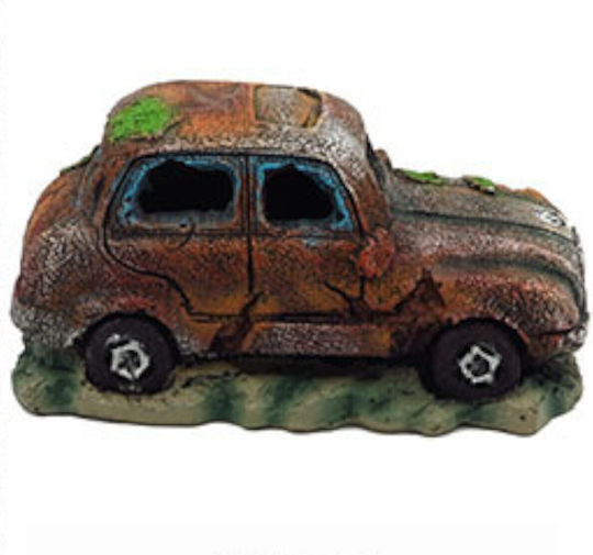 Epigasos Aquarium Decoration Car 12*7*7cm Brown