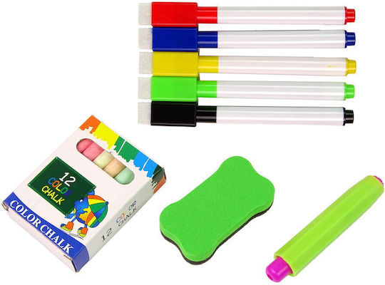 Lean Toys Tablă cu marker Față și spate Podea