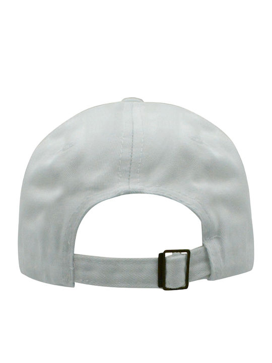 Βαμβακερό Unisex Τζόκεϊ Ξέφτια Λευκό Brims Trims