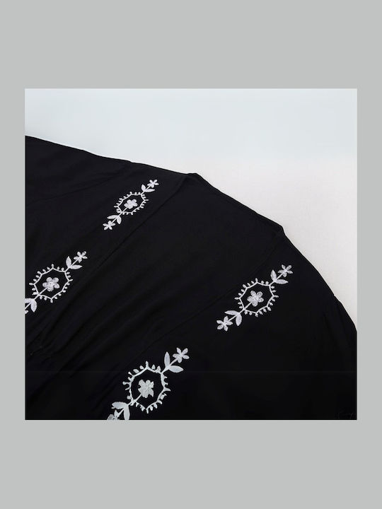 Chicret Γυναικείο Καφτάνι Παραλίας Black