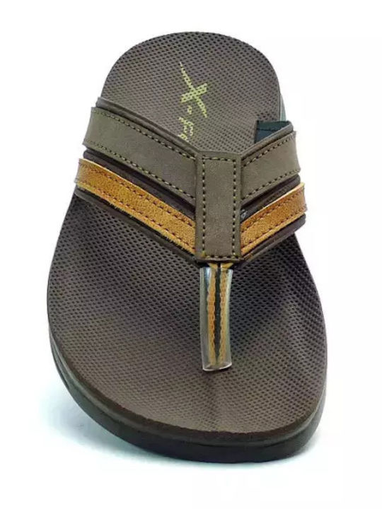 Herren Flip Flops Braun