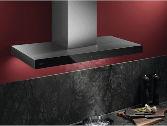 AEG Kamin-Dunstabzug 90cm Inox