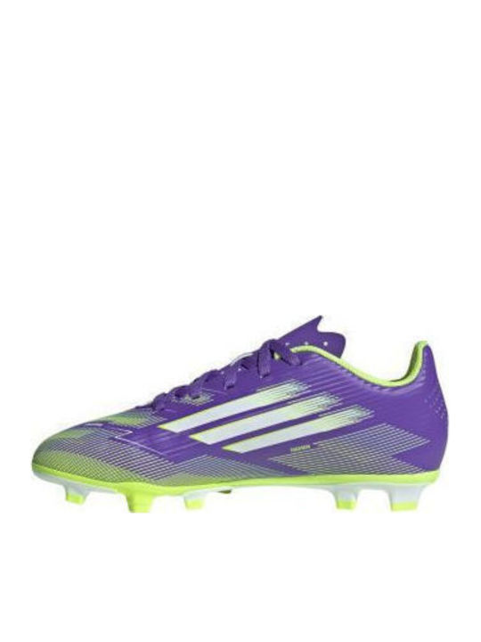 F50 Club Fg Mg Jr Kids Molded Soccer Shoes Purple