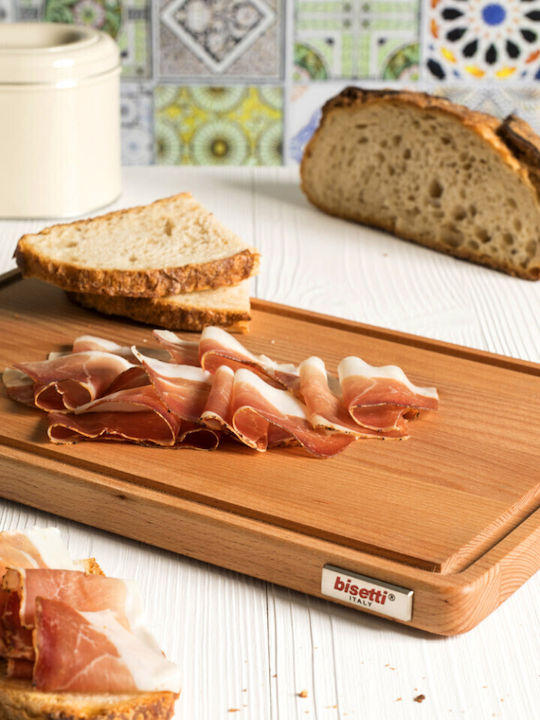 Bisetti Wooden Cheese Serving Platter 50x30x2cm
