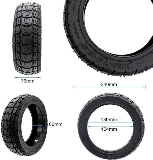 Ewheels Tire for Electric Scooter Segway-Ninebot in Black Color CMM087