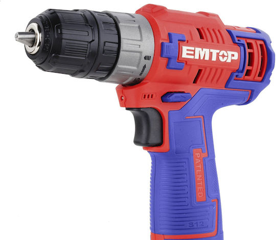 Emtop ECDL12510 Akkuschrauber Batteriebetrieb 12V 1x1,5Ah