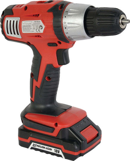 Raider 030157 Ударен Двигател За Бормашина На Батерия 18V 1x1.5Ah & 1x5Ah