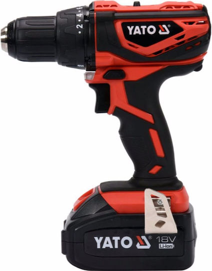 Yato YT-82784 Δραπανοκατσάβιδο Μπαταρίας 18V 2x3Ah