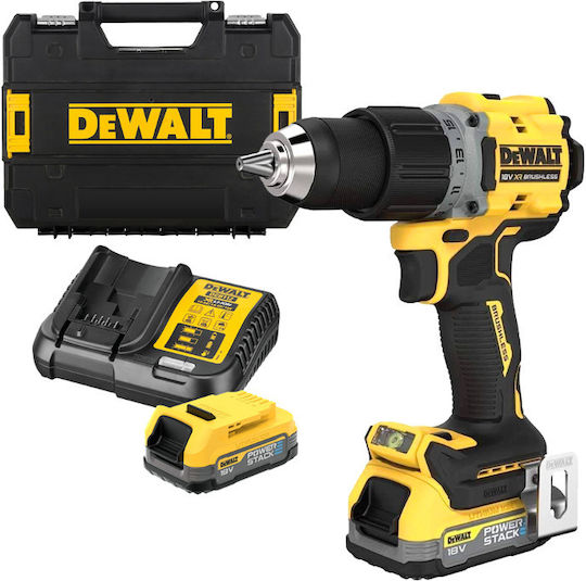DEWALT DCD800E2T Percussive Drill Driver Battery Brushless 18V 2x1.7Ah