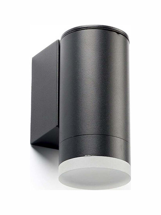 123led Επιτοίχιο Εξωτερικό Φωτιστικό GU10 IP54 9.9x6.5x13.5εκ.