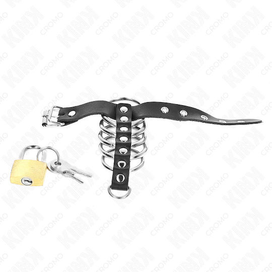 Kink Ring Schwanz Leder Schwarz
