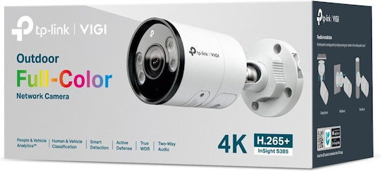TP-LINK InSight S385 IP Surveillance Camera 4K Waterproof with Two-Way Communication and Lens 4mm