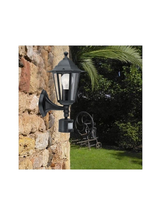 Eglo Laterna Wall-Mounted Outdoor Lantern E27 IP44 16.5x36x36εκ.