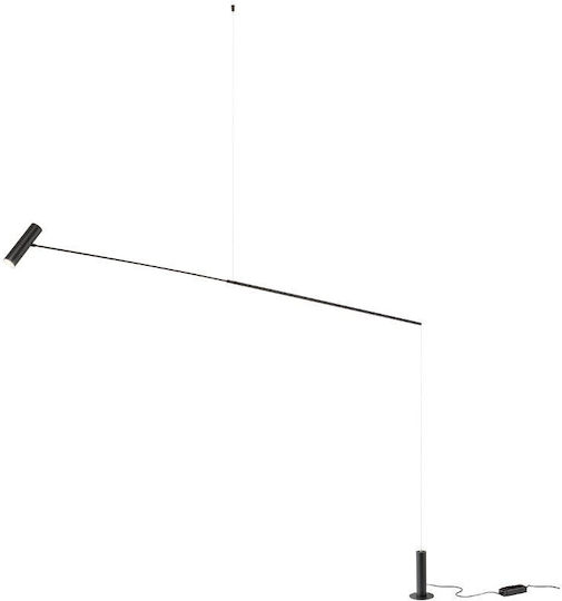 Redo Group Picas LED Floor Lamp H328cm. with Warm White Light 847lm Black
