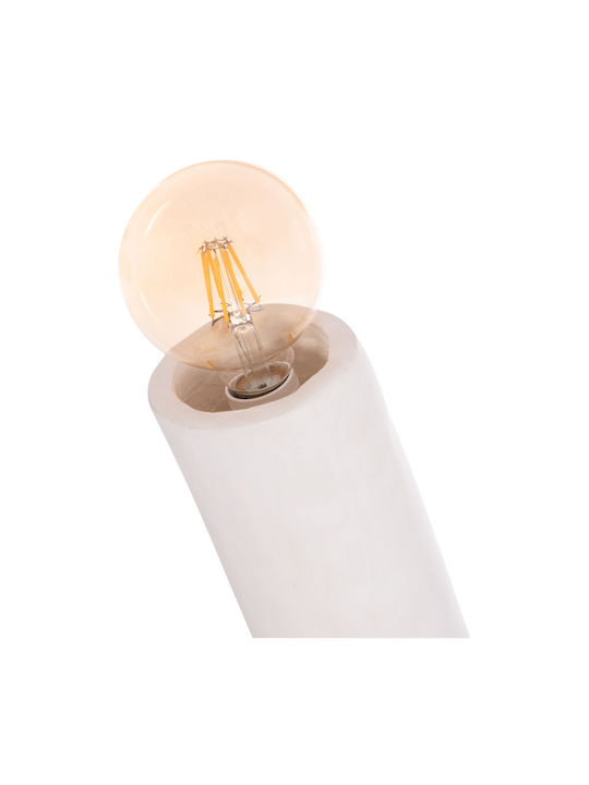 HomeMarkt TUSKEN Φωτιστικό Δαπέδου Υ117xΜ50εκ. με Ντουί για Λαμπτήρα E27 Λευκό