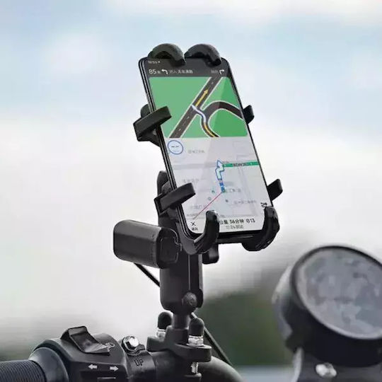 Motowolf Mount Phone Motorcycle with Adjustable Arm for Steering Wheel