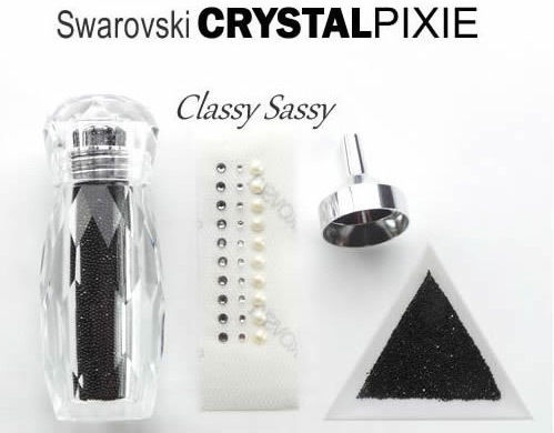 Swarovski Caviar for Nails Black 30pcs