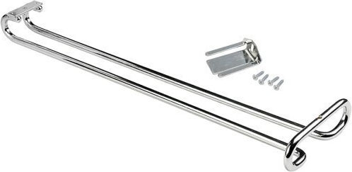 Emuca Metallic Mounted Glass Holder Rack with Length 41cm