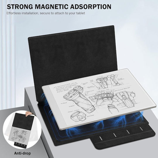 Moko Hülle Moko Book Folio Bemerkenswertes Paper Pro 11.8" Magnetischer Schwarz-Weiß