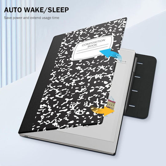 Moko Hülle Moko Book Folio Bemerkenswertes Paper Pro 11.8" Magnetischer Schwarz-Weiß