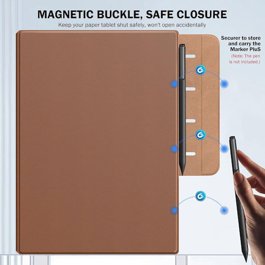 Moko Husă Moko Book Folio Remarkable Paper Pro 11.8" Magnetic Maro
