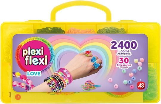 AS Λαστιχάκια Plexi Flexi Μωβ για Παιδιά 5+ Ετών