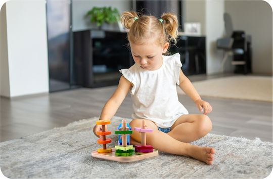 Ricokids Παιχνίδι Στοίβαξης από Ξύλο